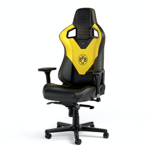 noblechairs EPIC BVB Fotel dla gracza Obite siedzisko Czarny, Żółty