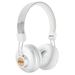 The House Of Marley Positive Vibration 2 Wireless Hörlursset, trådbundet och trådlöst, huvudband, samtal/musik, Micro-USB, Bluetooth, vitt