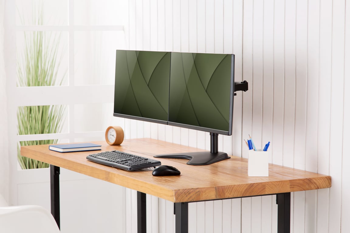 Digitus Stojak na dwa monitory, 2x 32", 2x 8 kg