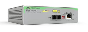 Allied Telesis AT-PC200/SC-60 100 Mbit/s 1310 nm Multifunction Network Converter, Gray