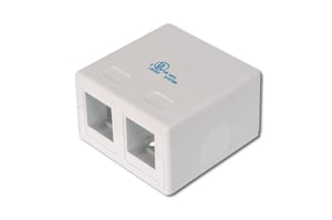 Digitus Consolidation-Point Box 2xJacks white kabel koncentryczny