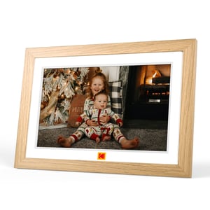 Kodak RCF-1018W Digitaler Bilderrahmen „Wood“ 25,6 cm (10,1") Touchscreen WLAN