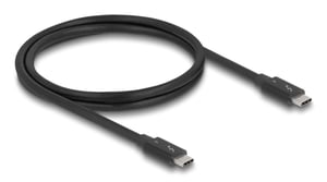 DeLOCK 81249 Thunderbolt-Kabel 1 m 40 Gbit/s Schwarz