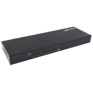 Manhattan 152785 KVM Switch, Rack-Mountable, Black