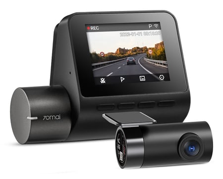 70mai A200 + RC11 Full HD Bateria Czarny