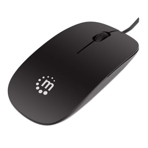 Manhattan 177658 Maus Büro Beidhändig USB Typ A Optisch 1000 DPI