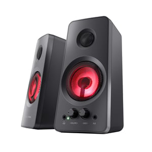 Trust 21202 Speaker, Black, Red, 18 W