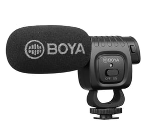 BOYA BY-BM3011 mikrofon Czarny Mikrofon do aparatu cyfrowego