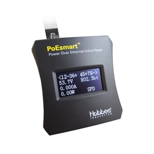 HOBBES 256320 tester kabli sieciowych Tester PoE Czarny