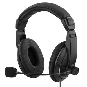 Deltaco HL-56 Headphones/Headset Wired Headband Calls/Music Black