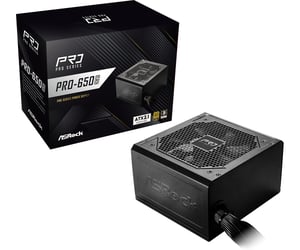Asrock PRO-650G Netzteilmodul 650 W 24-Pin ATX Schwarz