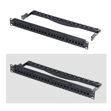 StarTech C6PANELUTP241UFT panel krosowniczy 1U