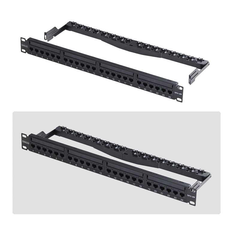 StarTech C6PANELUTP241UFT panel krosowniczy 1U