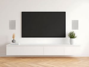 Vivolink VLSPIW60W 2-Wege-Lautsprecher, weiß, 40 W
