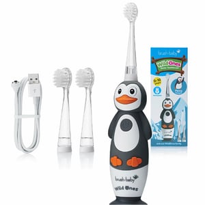 Brush-Baby BRB240 szczoteczka elektryczna Dziecko Szary, Pomarańczowy, Biały