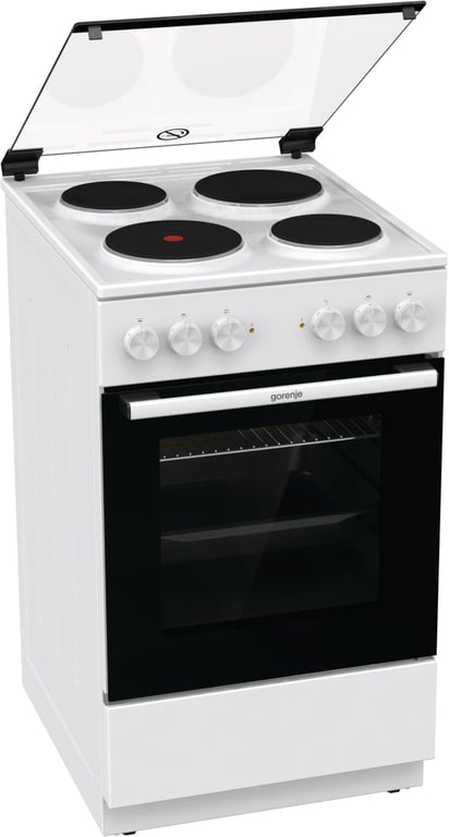 Gorenje GE5A21WH pierkarnik Kuchenka wolnostojąca Prąd elektryczny Płyta uszczelniona Biały