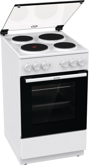 Gorenje GE5A21WH pierkarnik Kuchenka wolnostojąca Prąd elektryczny Płyta uszczelniona Biały