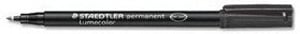 Staedtler 317-9 Permanent Marker, Bullet Tip, Black