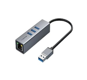 Extra Digital CA913374 huby i koncentratory USB 3.2 Gen 1 (3.1 Gen 1) Type-A 5000 Mbit/s Szary