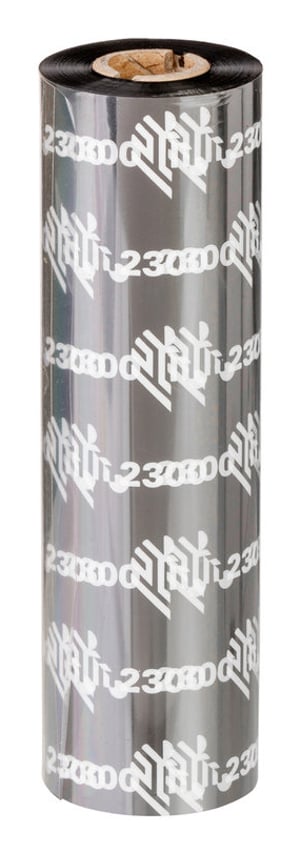 Zebra 2300 Wax taśma termiczna 450 m Czarny