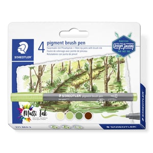 Staedtler pigment brush pen 371 mazak Żółty 1 szt.