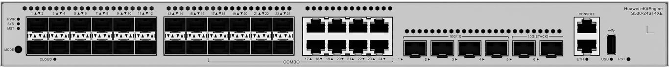 фото Комутатор керований рівня 3 Huawei S530-24ST4XE