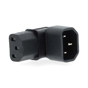 Nedis CEGB1190BK przejściówka do kabli IEC-320-C13 IEC-320-C14 Czarny