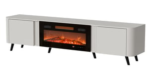 Cama Szafka RTV Volare 200 x 39 x 49 cm kaszmir + kominek