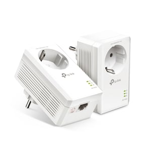 TP-Link TL-PA7017P KIT Nätverkskort för PowerLine 1000 Mbit/s Trådbundet LAN Vitt 2 st.