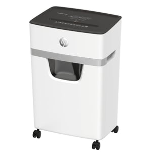 HP OneShred 10MC Shredder, Micro-Cut, 65 dB, 22 cm, White