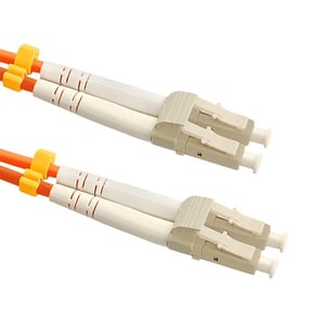 Qoltec 54024 InfiniBand/Fiber Optic Cable, 3 m, LC, Orange