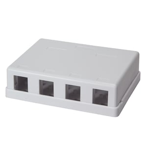 LogiLink NK4034 RJ-45-Steckdosenadapter, weiß, 1 Stück.