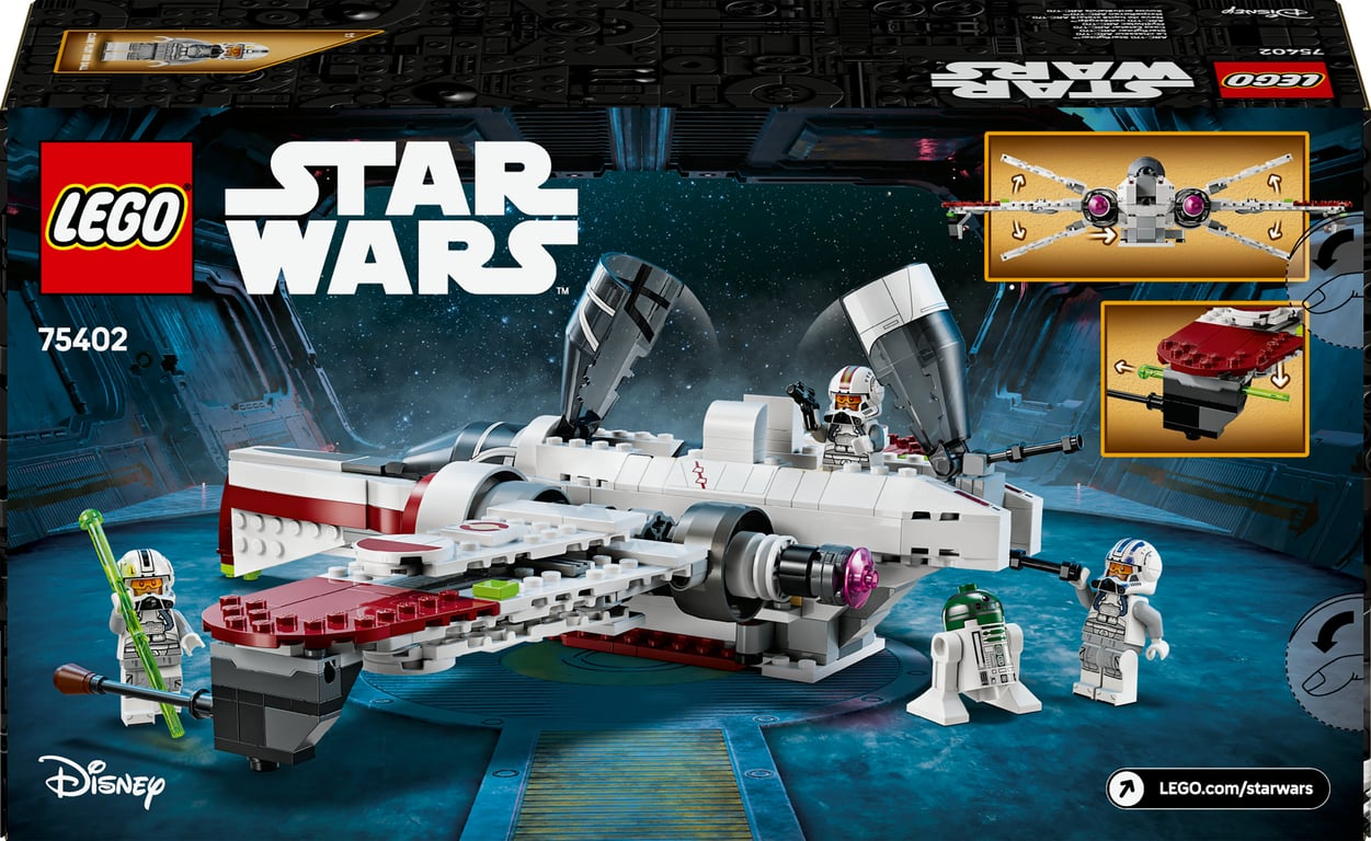 фото Блоковий конструктор LEGO Star Wars Зоряний винищувач ARC-170 497 деталей (75402)