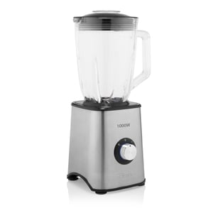 Tristar BL-4471 1.5 L Blender, 1000 W Countertop Blender, Black, Stainless Steel, Clear