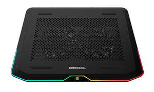 DeepCool N80 RGB Laptop Cooling Pad, 43.9 cm (17.3"), 800 RPM, Black