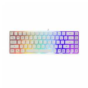 White Shark RONIN White klawiatura Uniwersalne USB QWERTY Angielski Biały