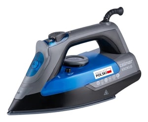 Zelmer ZIR3220 Krokus Żelazko parowe Płyta ceramiczna 3000 W Czarny, Niebieski, Szary