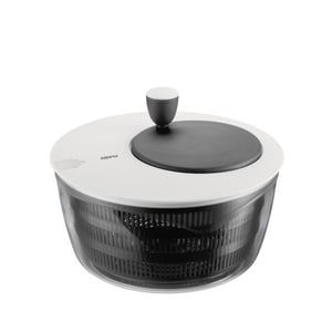 GEFU Rotare Lettuce Spinner, Black, White, Crank/Handle