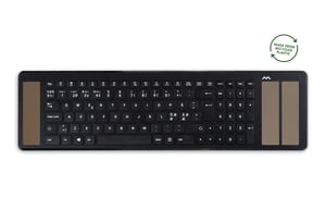 Mousetrapper Typ tangentbord Kontor USB + Bluetooth Skandinavien Svart