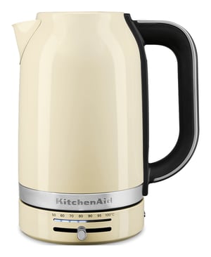 KitchenAid 5KEK1701EAC czajnik elektryczny 1,7 l 2400 W Czarny, Kremowy, Stal nierdzewna