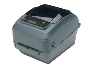 Zebra GX420t direct thermal/thermal transfer label printer, 203 x 203 DPI, 152 mm/s, wired