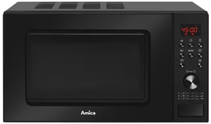 Amica AMGF20E1GB Mikrowelle Schwarz Mikrowelle mit Grill 20 l 700 W