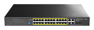 Cudy GS1028PS2 przełącznik sieciowy Gigabit Ethernet (10/100/1000) Obsługa PoE Czarny