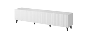 Cama Szafka RTV PAFOS 200x42x52 Biały mat