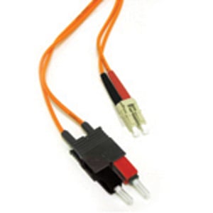 C2G 2 m LC/SC LSZH Duplex 62,5/125 multimode fiberpatchkabel InfiniBand-/fiberkabel Orange