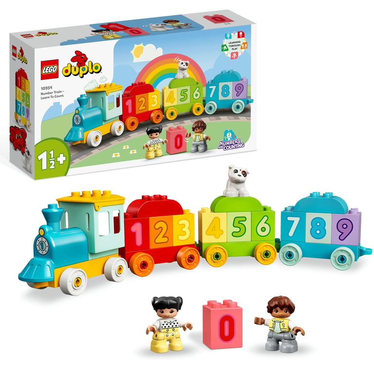 LEGO DUPLO Pociąg z cyferkami — nauka liczenia