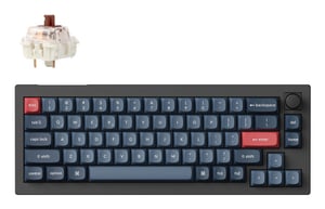 Keychron V2M-D3 klawiatura Uniwersalne USB + RF Wireless + Bluetooth QWERTY Angielski Czarny, Carbon