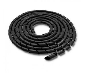 Qoltec 52252 Cable Organizer, Black, 1 pc.