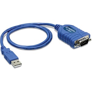 Trendnet TU-S9 Parallelkabel, blau, USB Typ A, DB-9