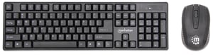 Manhattan 178990 Keyboard with Included Mouse, Universal RF Wireless, Black